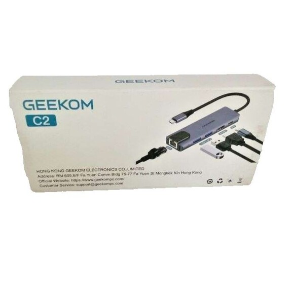 Geekom C2 USB‑C Multi‑Port Adapter (5‑in‑1 Hub) - Picture 4 of 7